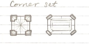 setting style sketches - corner