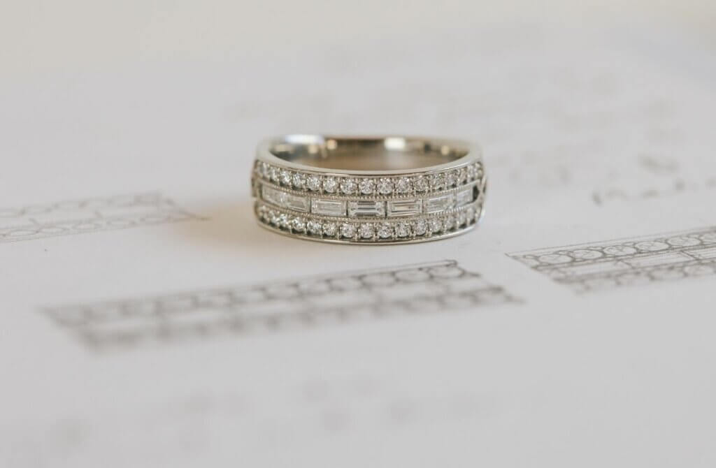 Palladium Men's Wedding Ring | 0005125 | Beaverbrooks the Jewellers