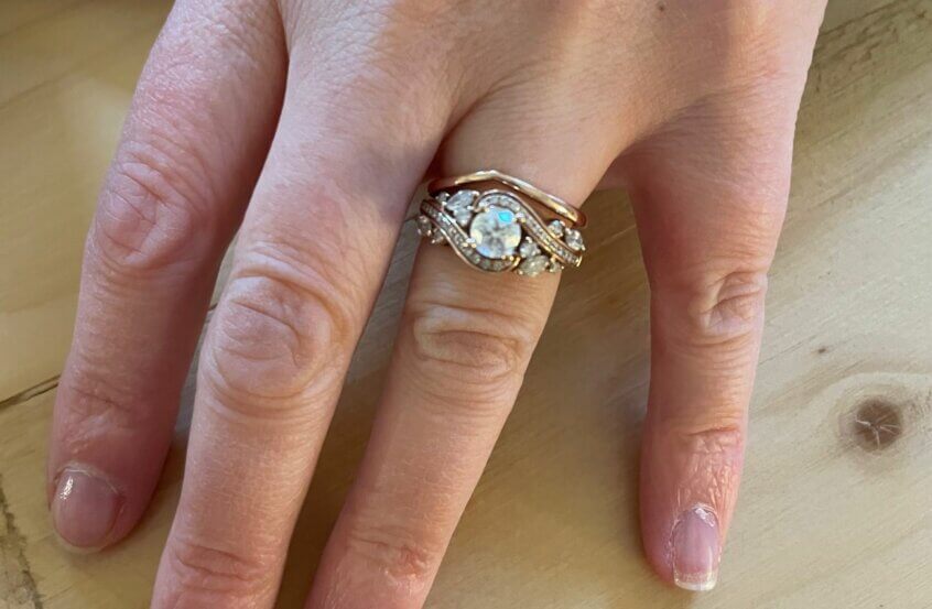 Scottish Highland Skyline Wedding Ring Jodie Gearing