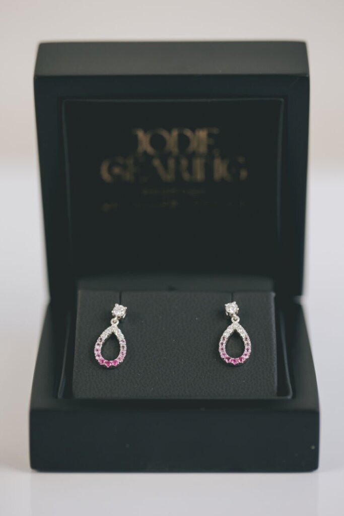 Family Birthstone Bridal Earrings