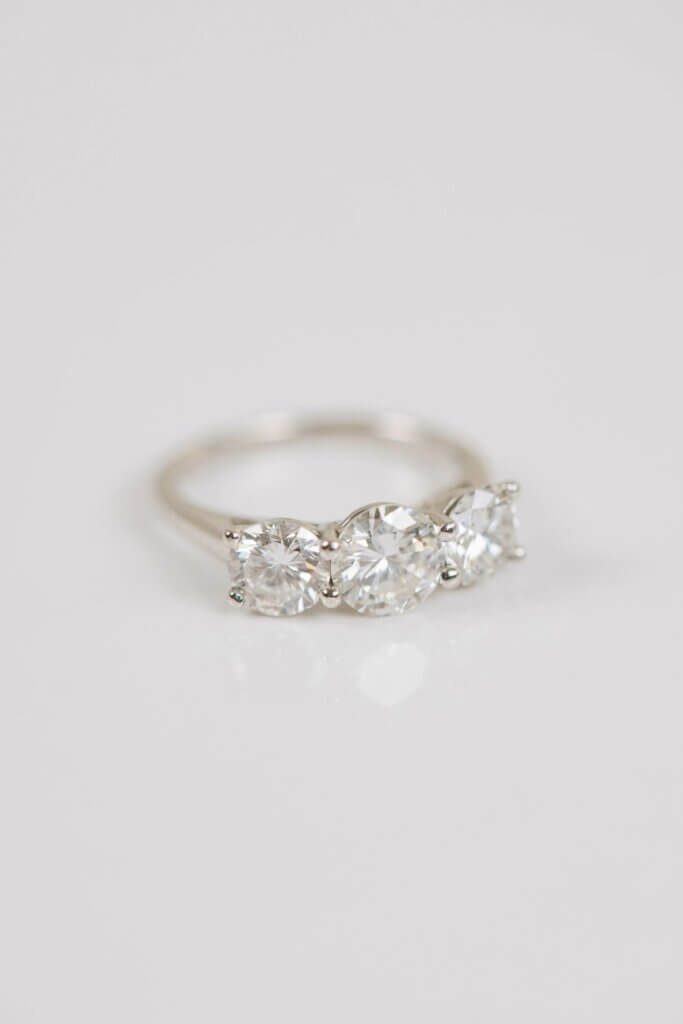 Diamond Trilogy Engagement Ring