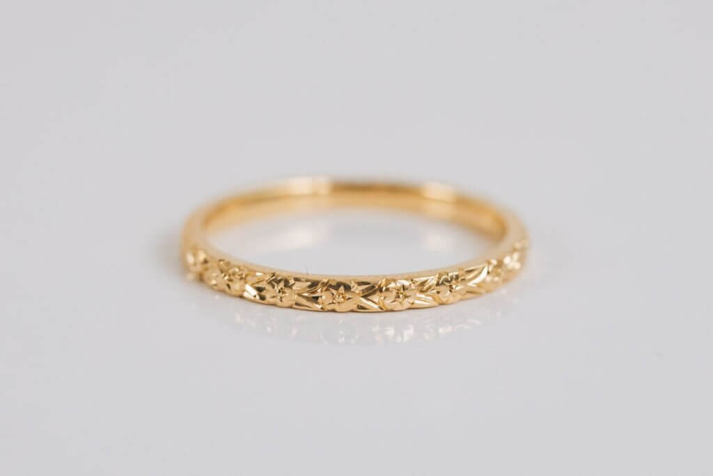 Orange Blossom Wedding Band