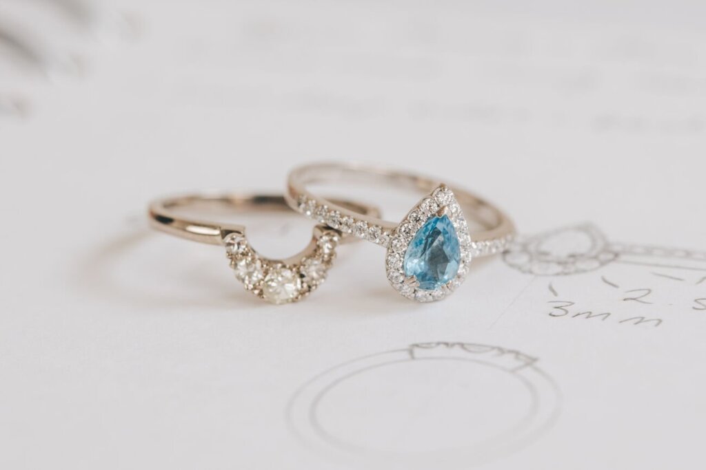 Recycled Sentimental Diamond Fitted Wedding Ring