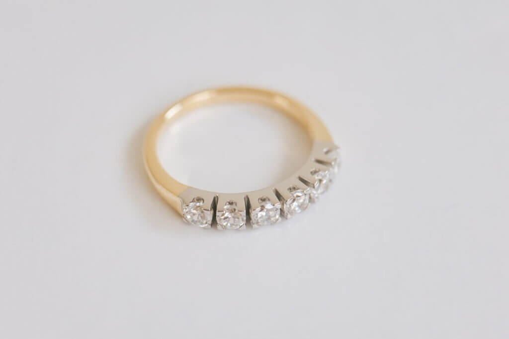 Six Diamond Eternity Ring
