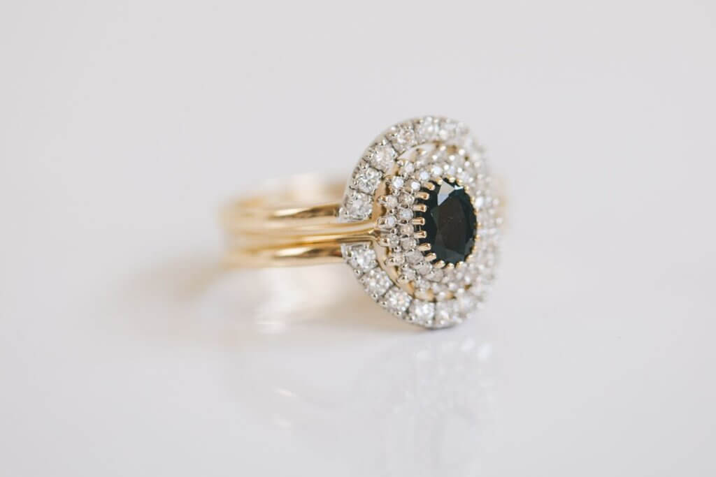 Horseshoe Shaped Enhancer Wedding Ring