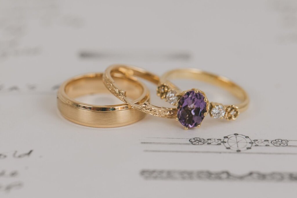 Recycled Gold Wedding Rings