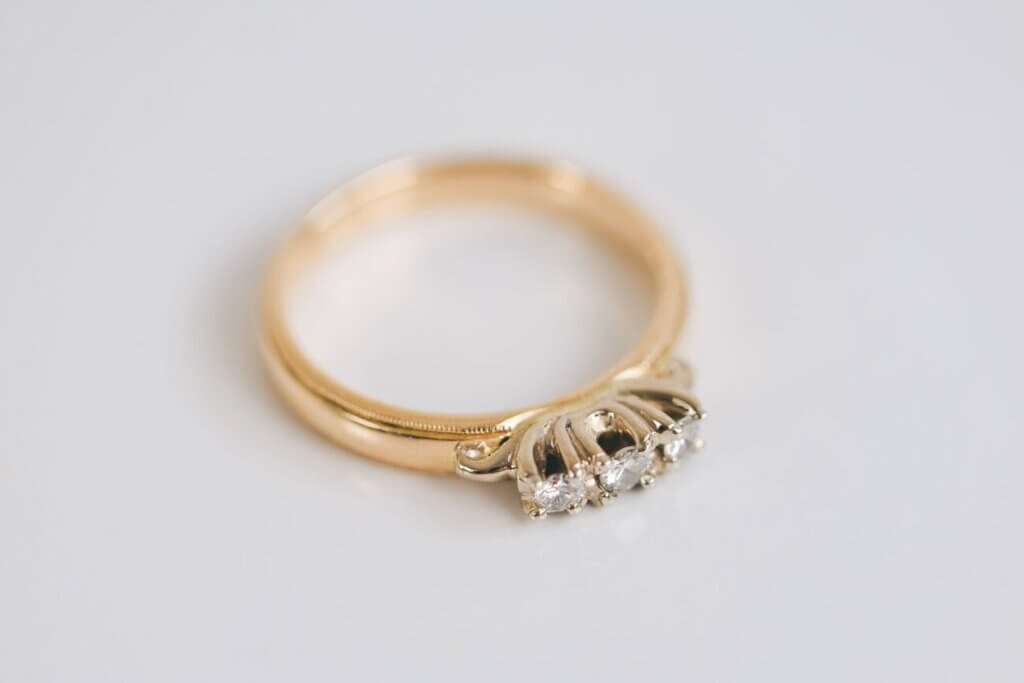 Combined Engagement and Wedding Ring