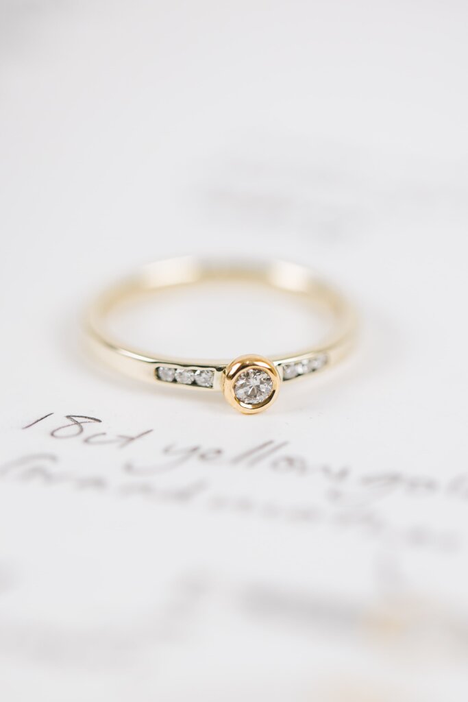 Channel and Bezel set Eternity Ring