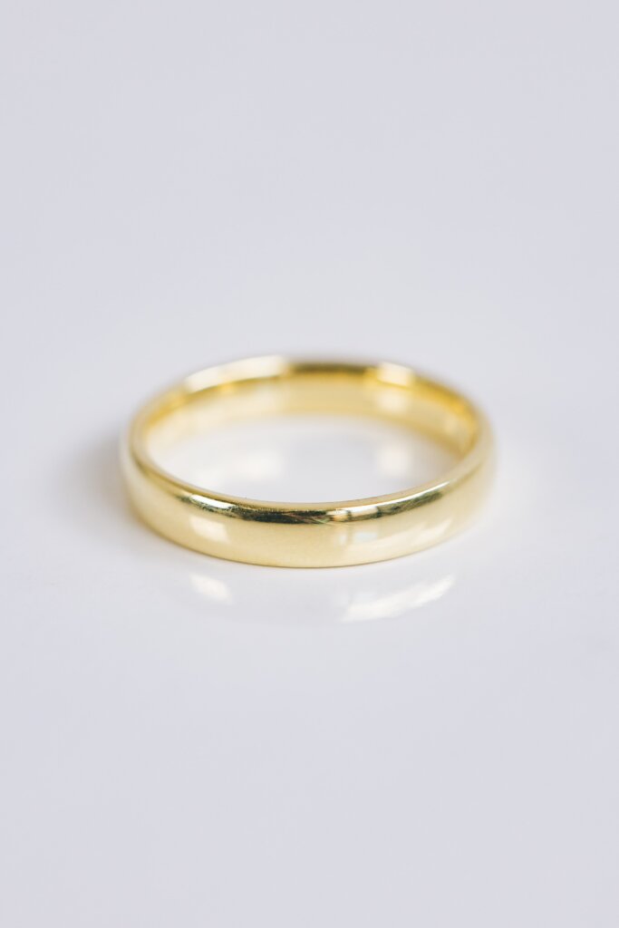 Green Gold Wedding Ring