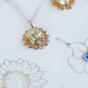 Birth-flower Pendants