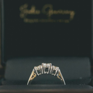 Diamond Trilogy Engagement Ring