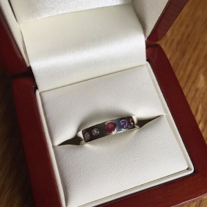 Family Birthstone Dress Ring