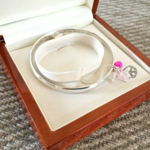 Pink Cluster Bangle