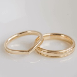 Recycled Gold Wedding Rings