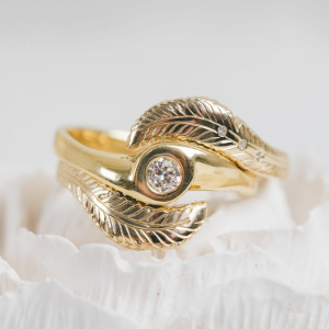 Feather Wrap Enhancer Ring