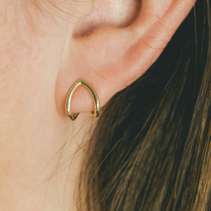 Wishbone Cluster Earrings