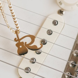 Guitar Logo Gents Pendant