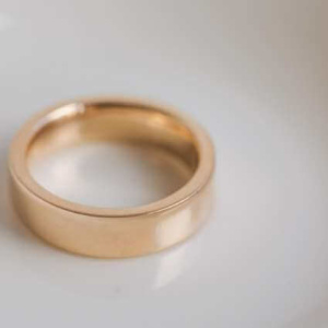 Gents Wedding Ring made using Sentimental Gold