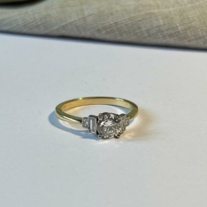 Art Deco Inspired Diamond Dress Ring