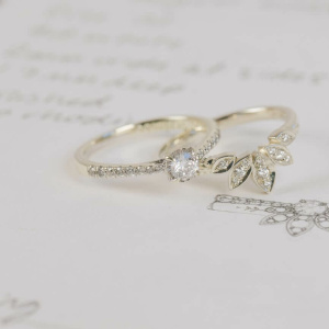 Fitted Tiara Wedding Ring