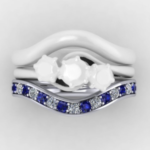 Fitted Sapphire and Diamond Eternity Ring